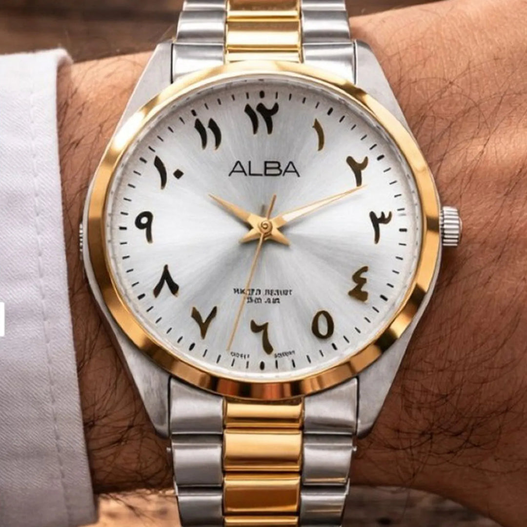 Alba ARX158X1 White Dial Men&