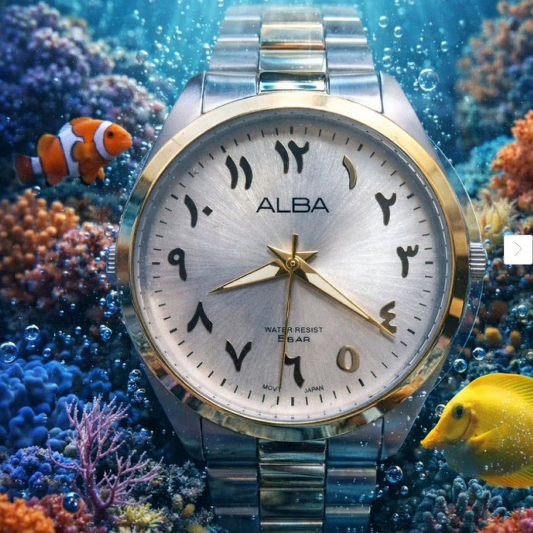 Alba ARX158X1 White Dial Men&