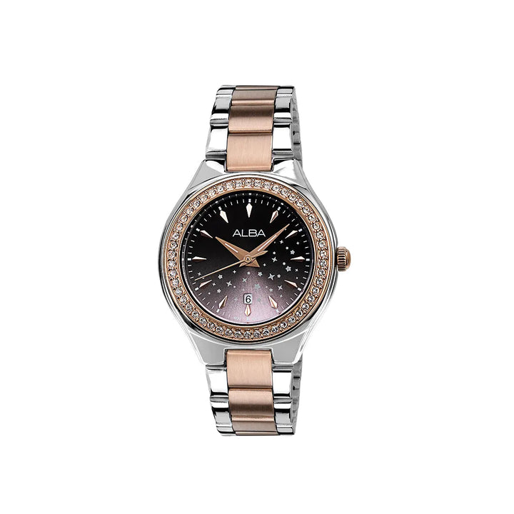 Alba Stardust Elegance AH7ET6X1 Black Dial Women&