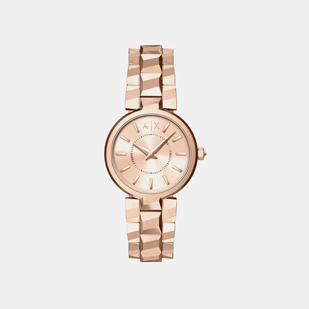 Armani Exchange Audelle AX4408 Rose Gold Dial Women&