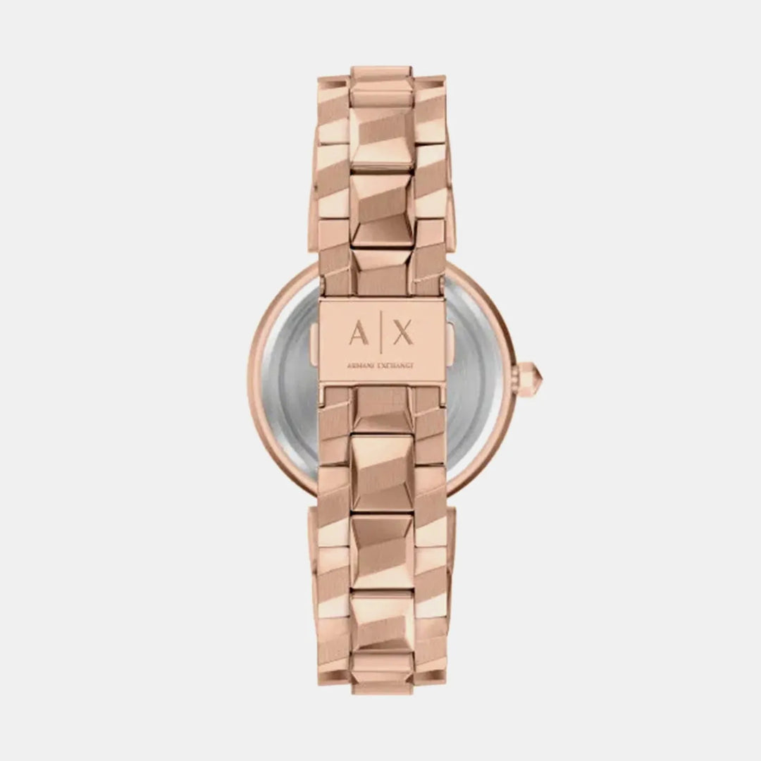 Armani Exchange Audelle AX4408 Rose Gold Dial Women&