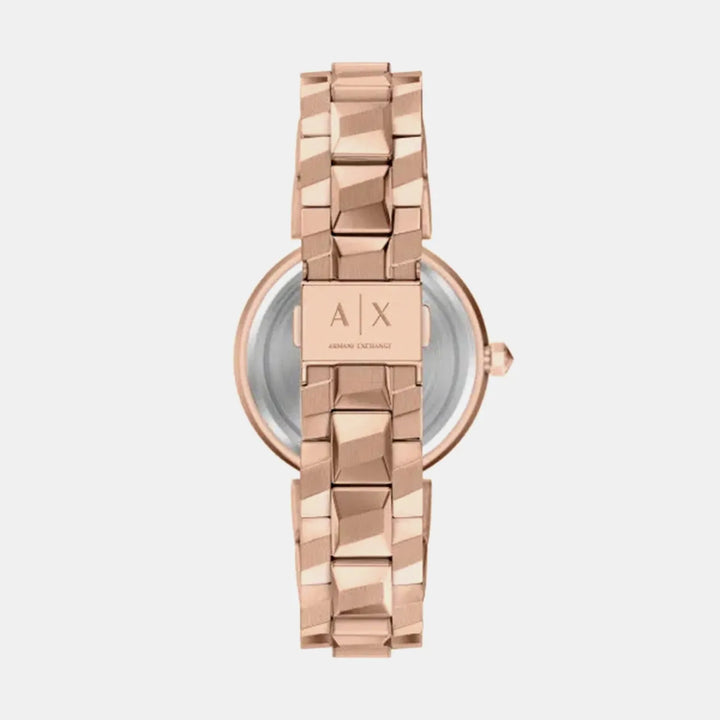 Armani Exchange Audelle AX4408 Rose Gold Dial Women&