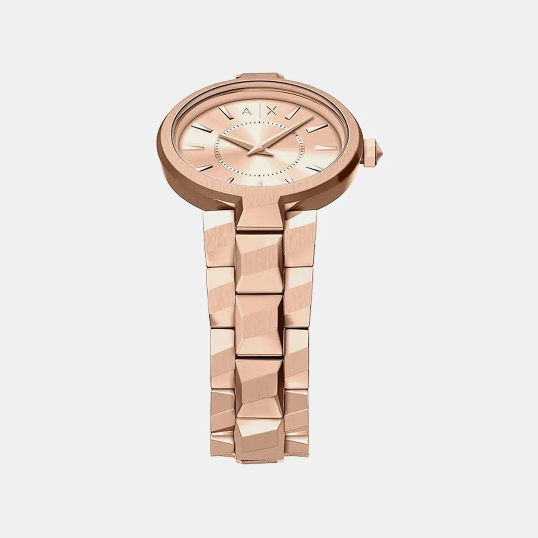 Armani Exchange Audelle AX4408 Rose Gold Dial Women&