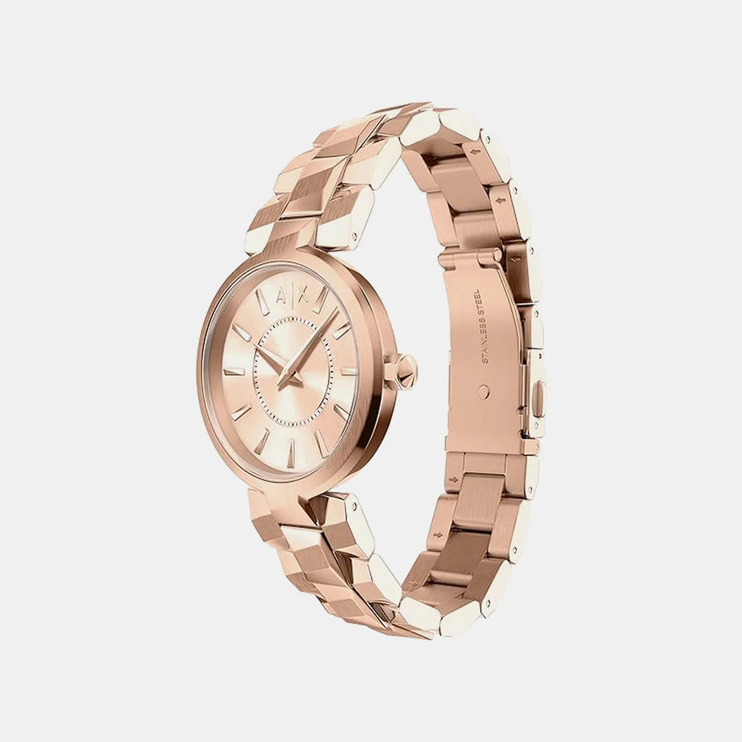 Armani Exchange Audelle AX4408 Rose Gold Dial Women&