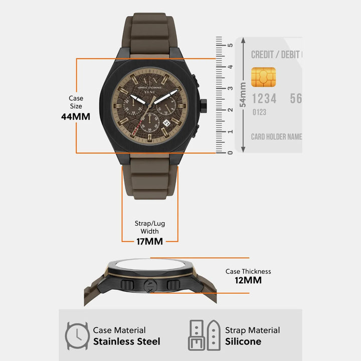 Armani Exchange AX4293 Brown Dial Chronograph Men&