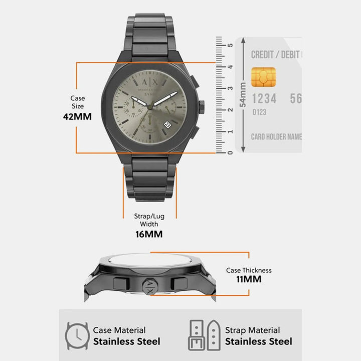 Armani Exchange AX4296 Grey Dial Chronograph Men&