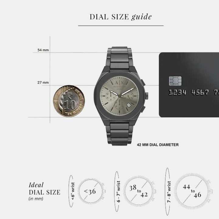 Armani Exchange AX4296 Grey Dial Chronograph Men&