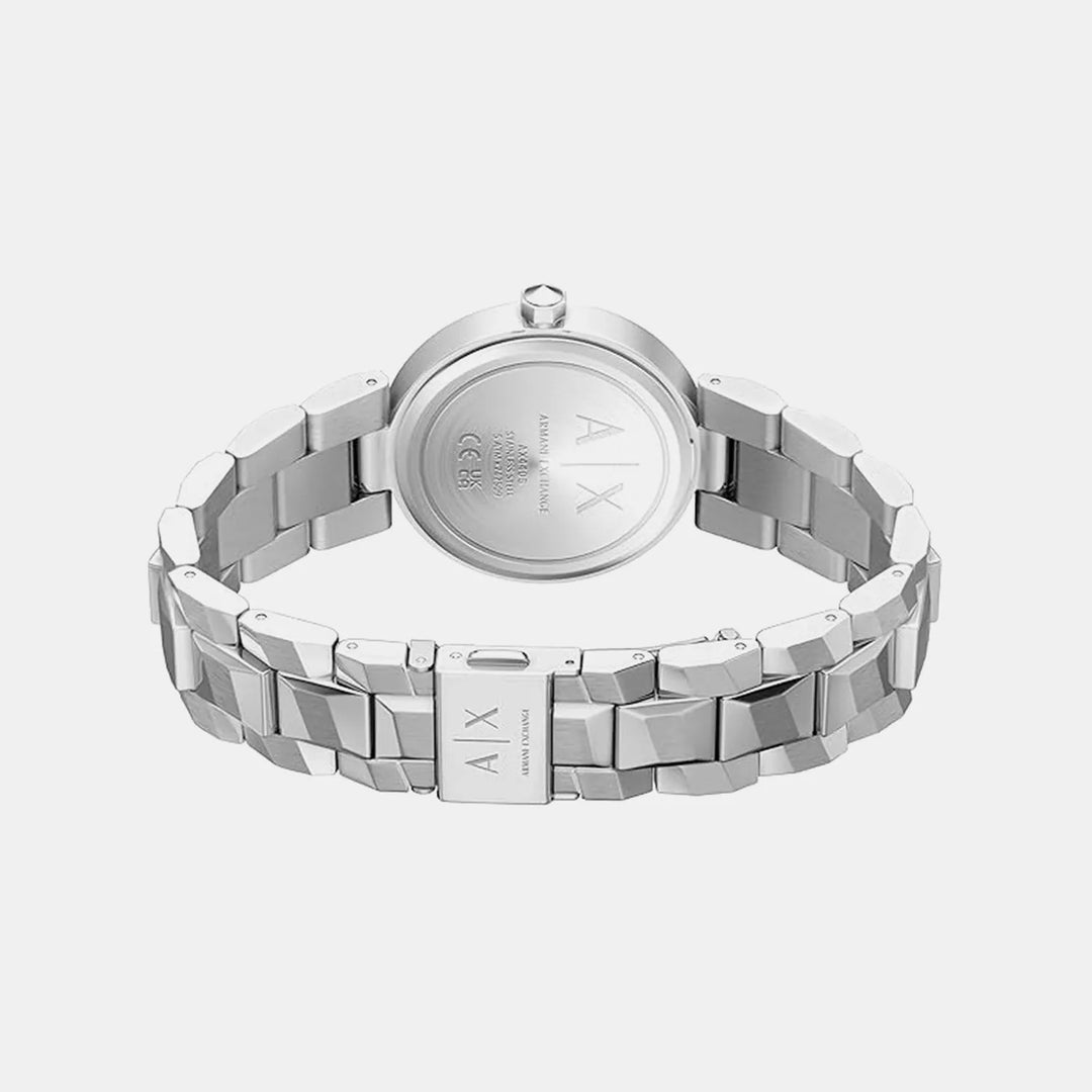 Armani Exchange AX4405 Silver Dial Women&