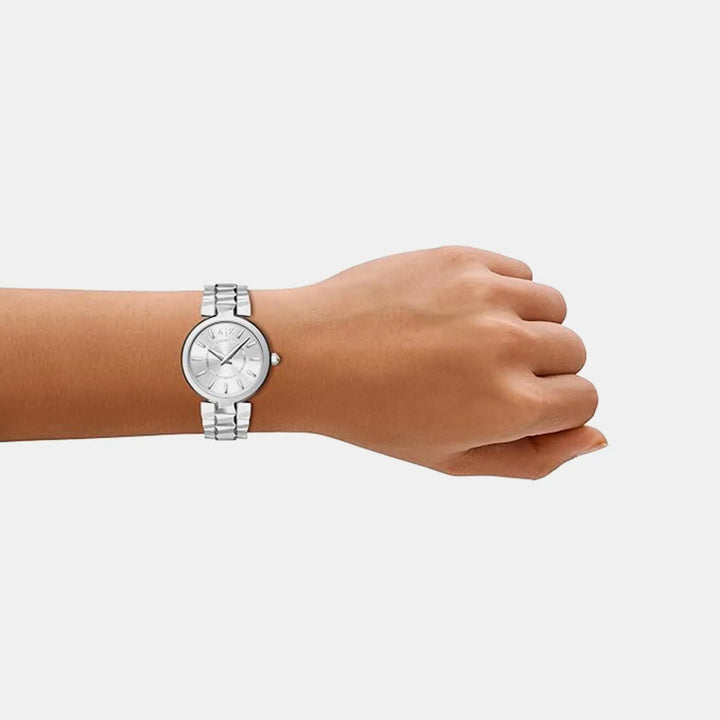 Armani Exchange AX4405 Silver Dial Women&
