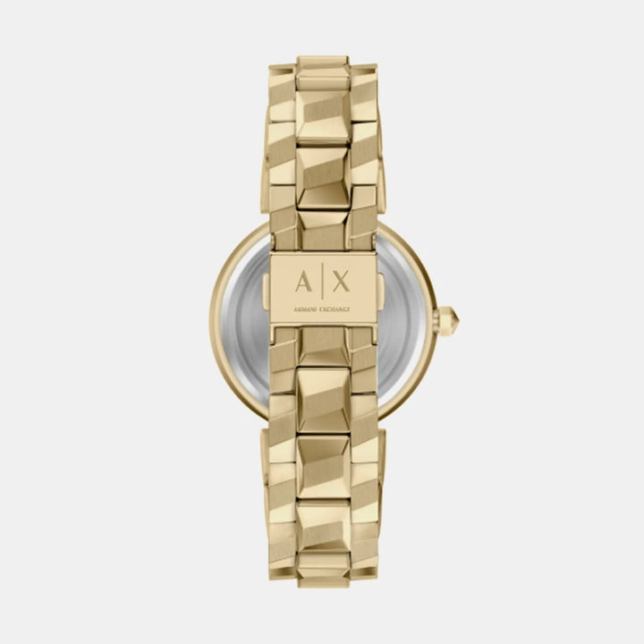 Armani Exchange AX4407 Gold Dial Women&
