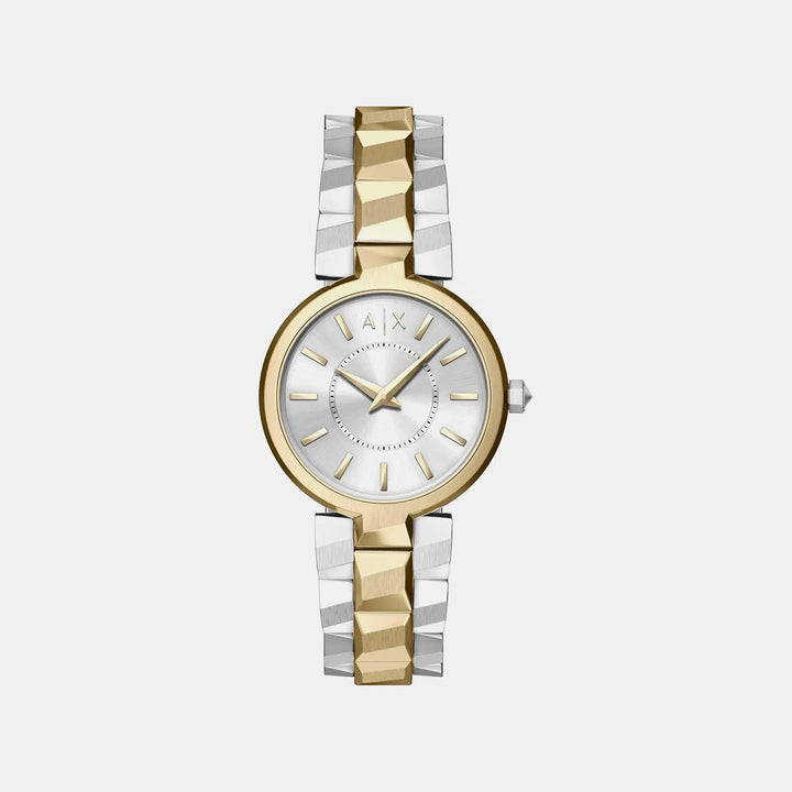 Armani Exchange Silver Dial Stainless Steel Women&