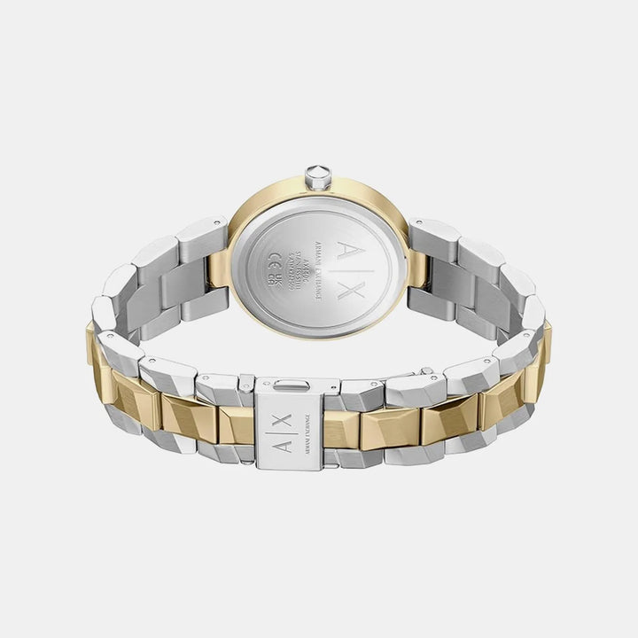 Armani Exchange Silver Dial Stainless Steel Women&