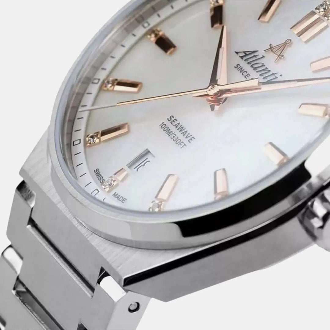 Atlantic Seawave 39365.41.01R White Dial Women&