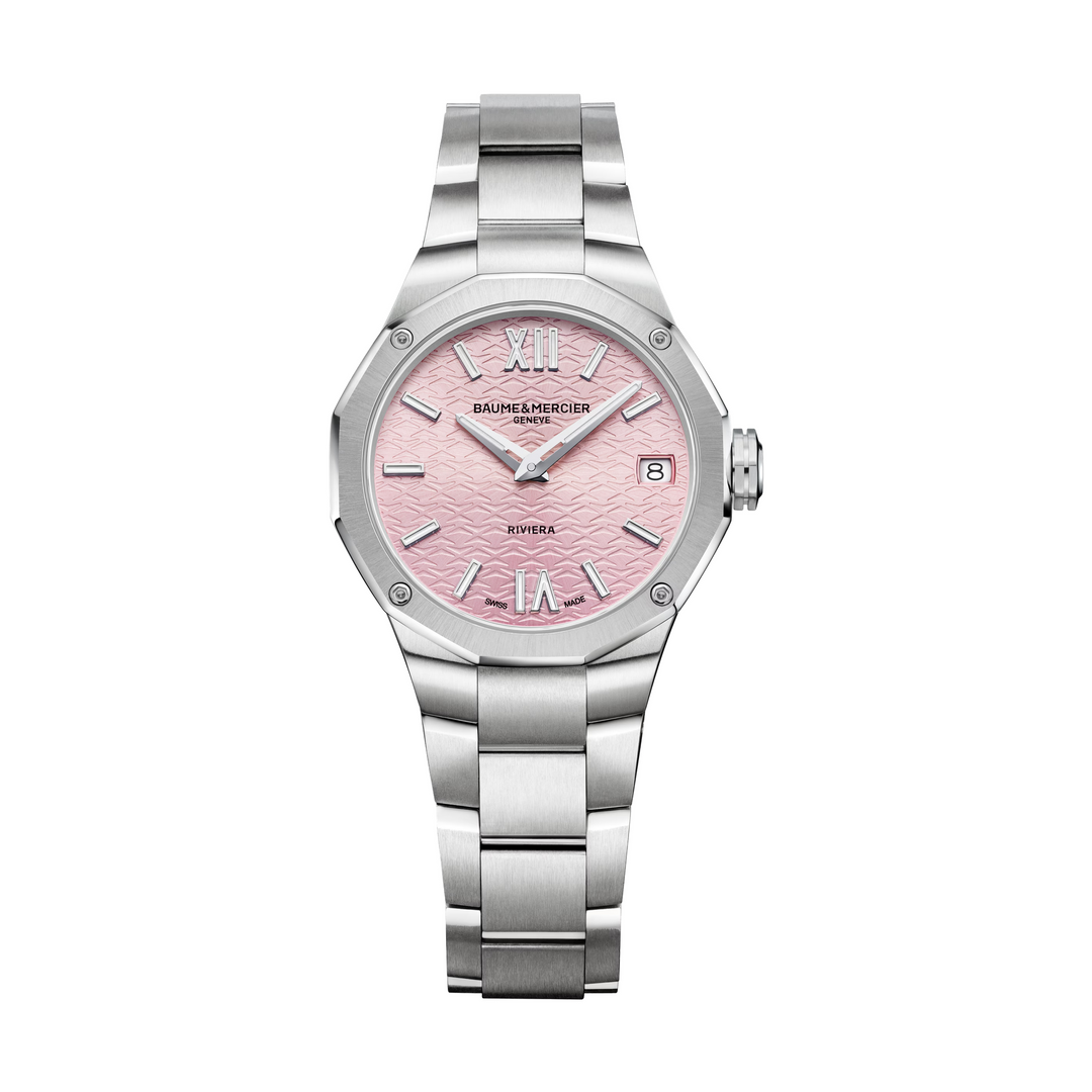Baume &amp; Mercier Riviera 10812 Pink Dial Women’s Watch – Chf 1,900