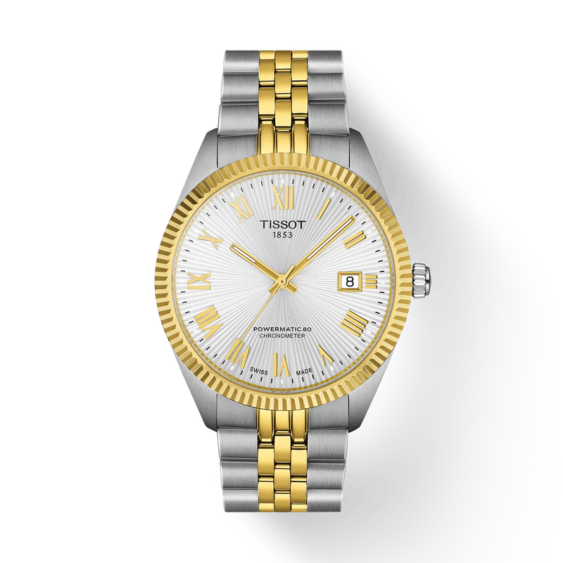 Tissot Ballade 39mm COSC Certified Powermatic 80 Automatic Watch, Yellow Gold PVD