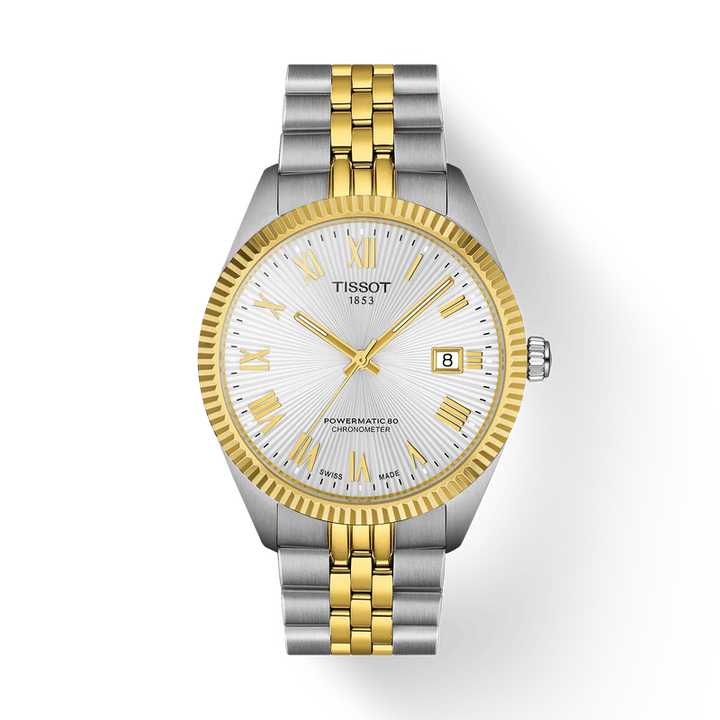 Tissot Ballade 39mm COSC Certified Powermatic 80 Automatic Watch, Yellow Gold PVD