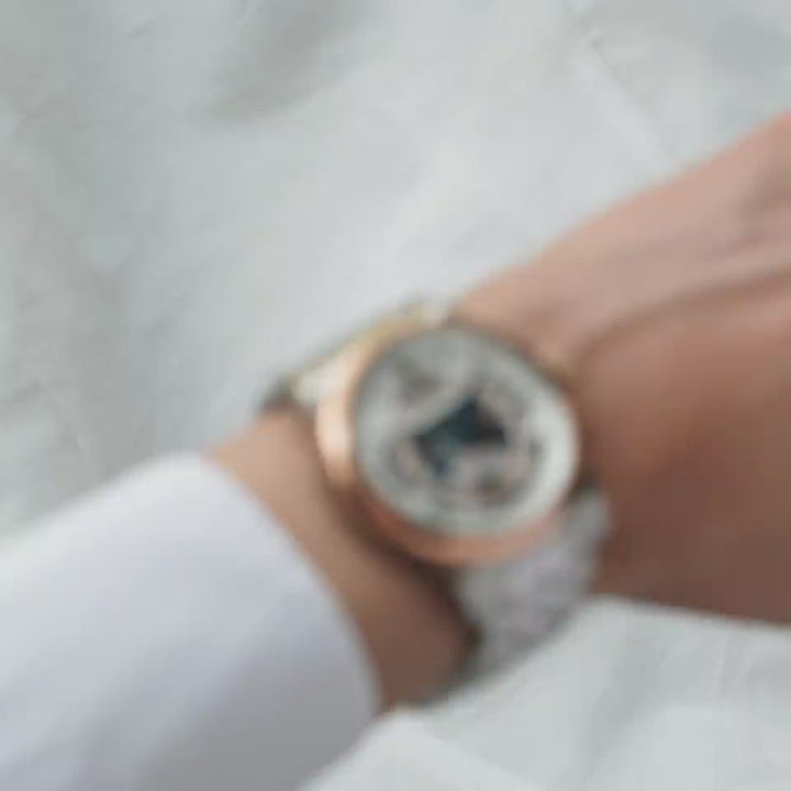 Earnshaw Hansom Grande Date Chronograph Two Tone Rose