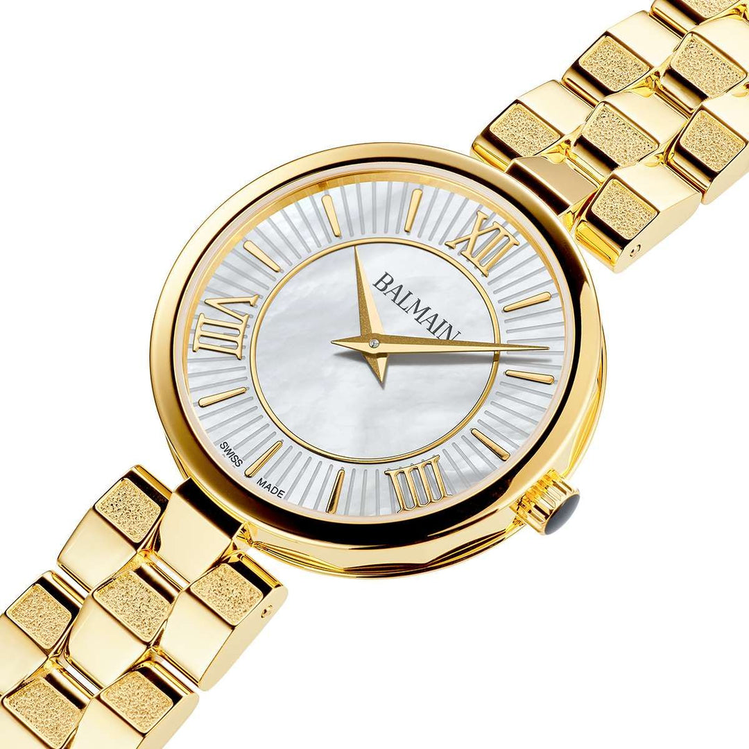 Balmain Sedirea B4830.33.82 White Mother of Pearl Dial Women&