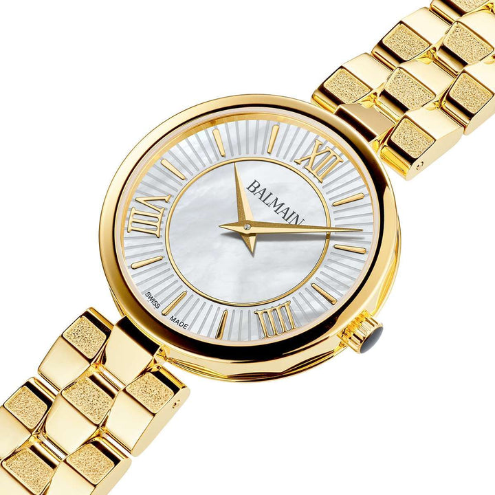 Balmain Sedirea B4830.33.82 White Mother of Pearl Dial Women&