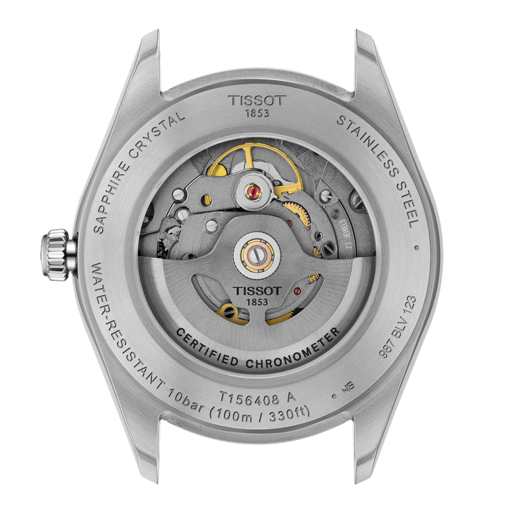 Tissot Ballade 39mm COSC Certified Automatic Watch with Silver Dial