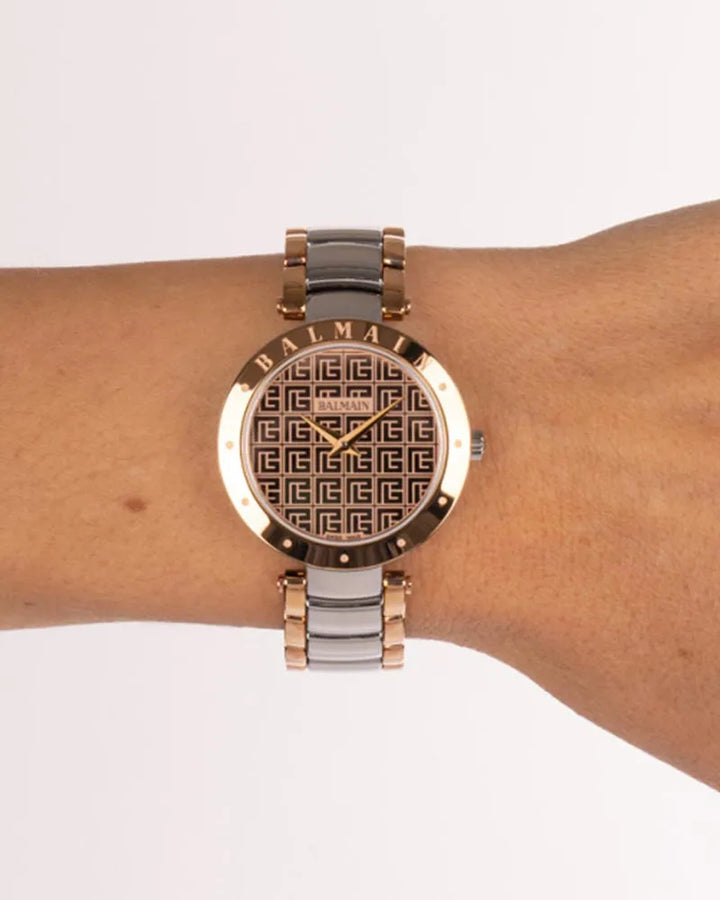 Balmain Balmainia B42583347 Pink Gold Dial Women&