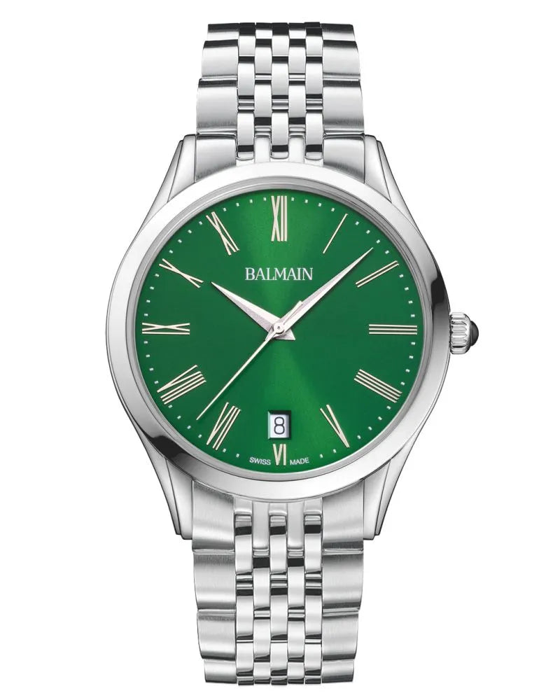 Balmain Classic R B41013170 Green Dial Men&