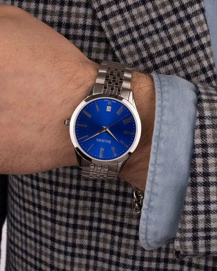Balmain Classic R B41013190 Blue Dial Men&