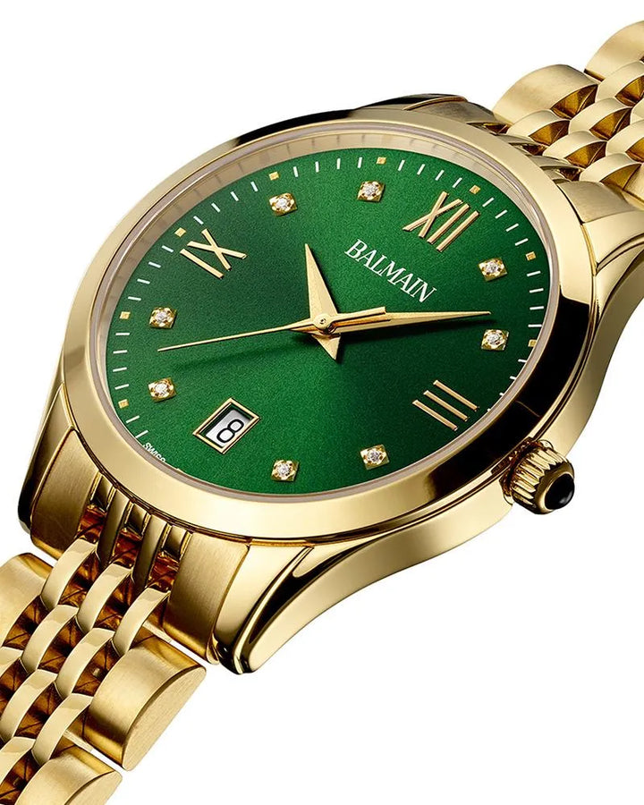 Balmain Classic R B43103175 Green Dial Women&
