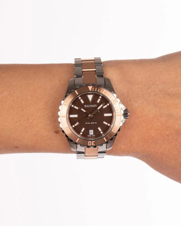 Balmain Ophrys B46383355 Brown Dial Women&