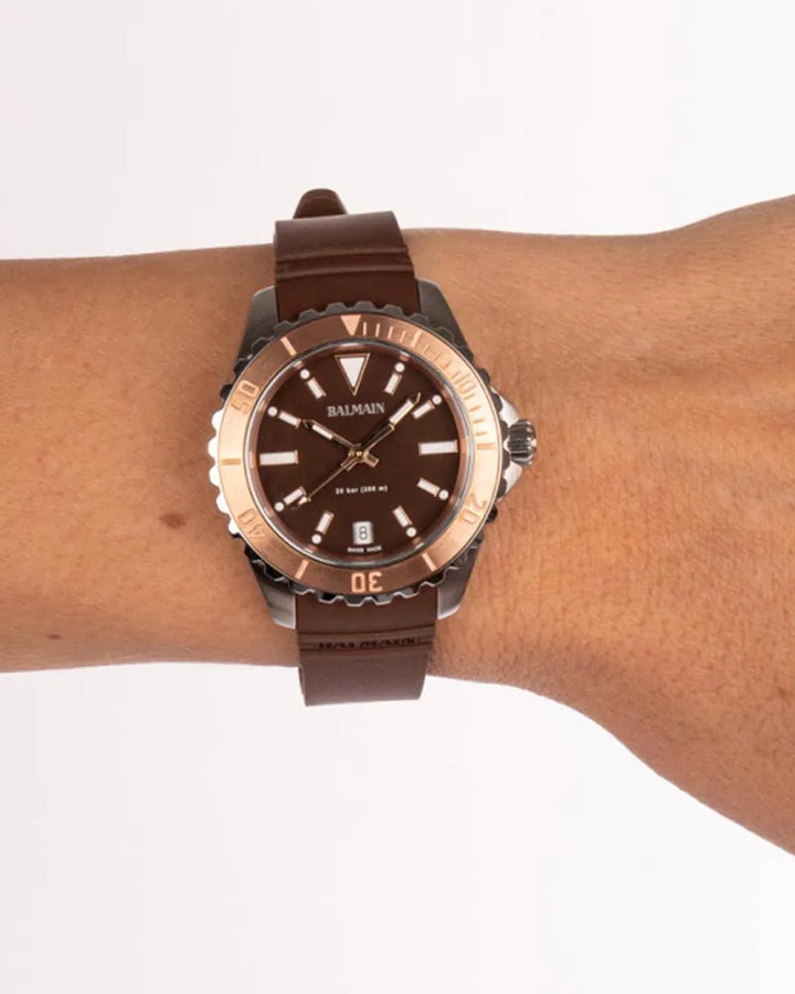 Balmain Ophrys B46385255 Brown Dial Women&