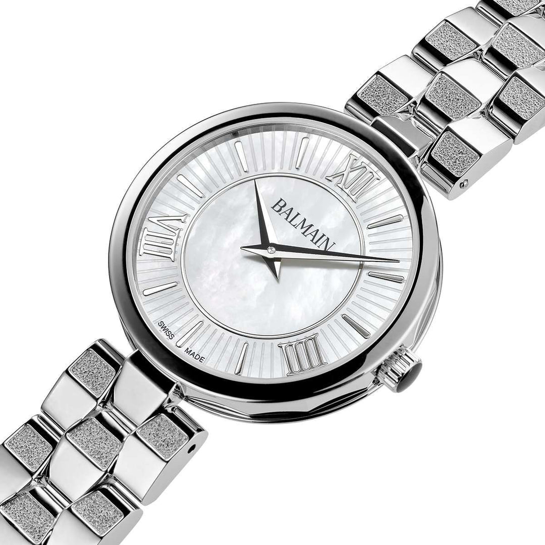 Balmain Sedirea B4831.33.82 White Mother of Pearl Dial Women&