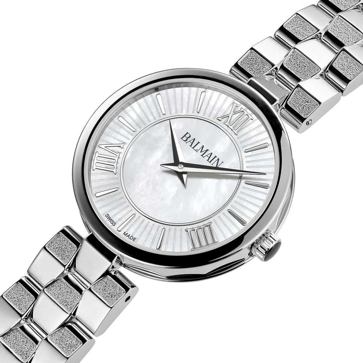 Balmain Sedirea B4831.33.82 White Mother of Pearl Dial Women&