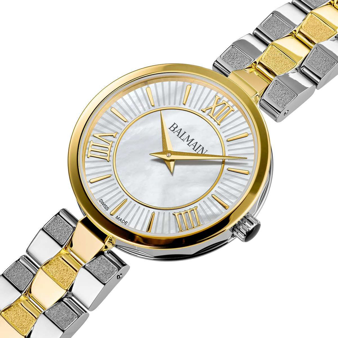 Balmain Sedirea B4832.39.82 White Mother of Pearl Dial Women&
