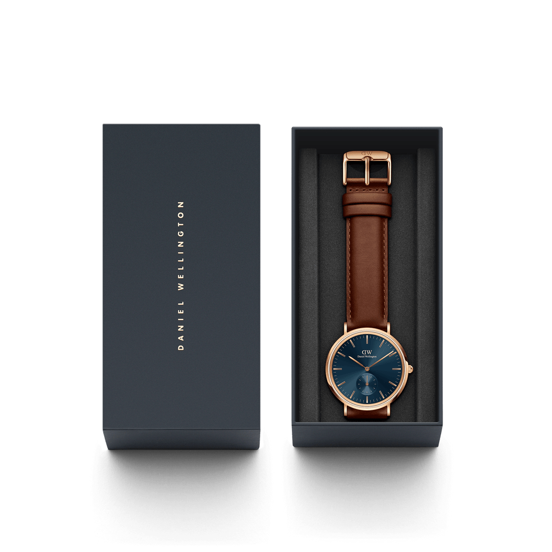 Stylish Classic Multi-Eye St Mawes Rose Gold Watch