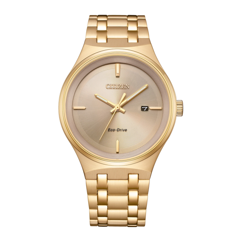 Elegant Eco-Drive Stainless Steel Watch with Japanese Technology