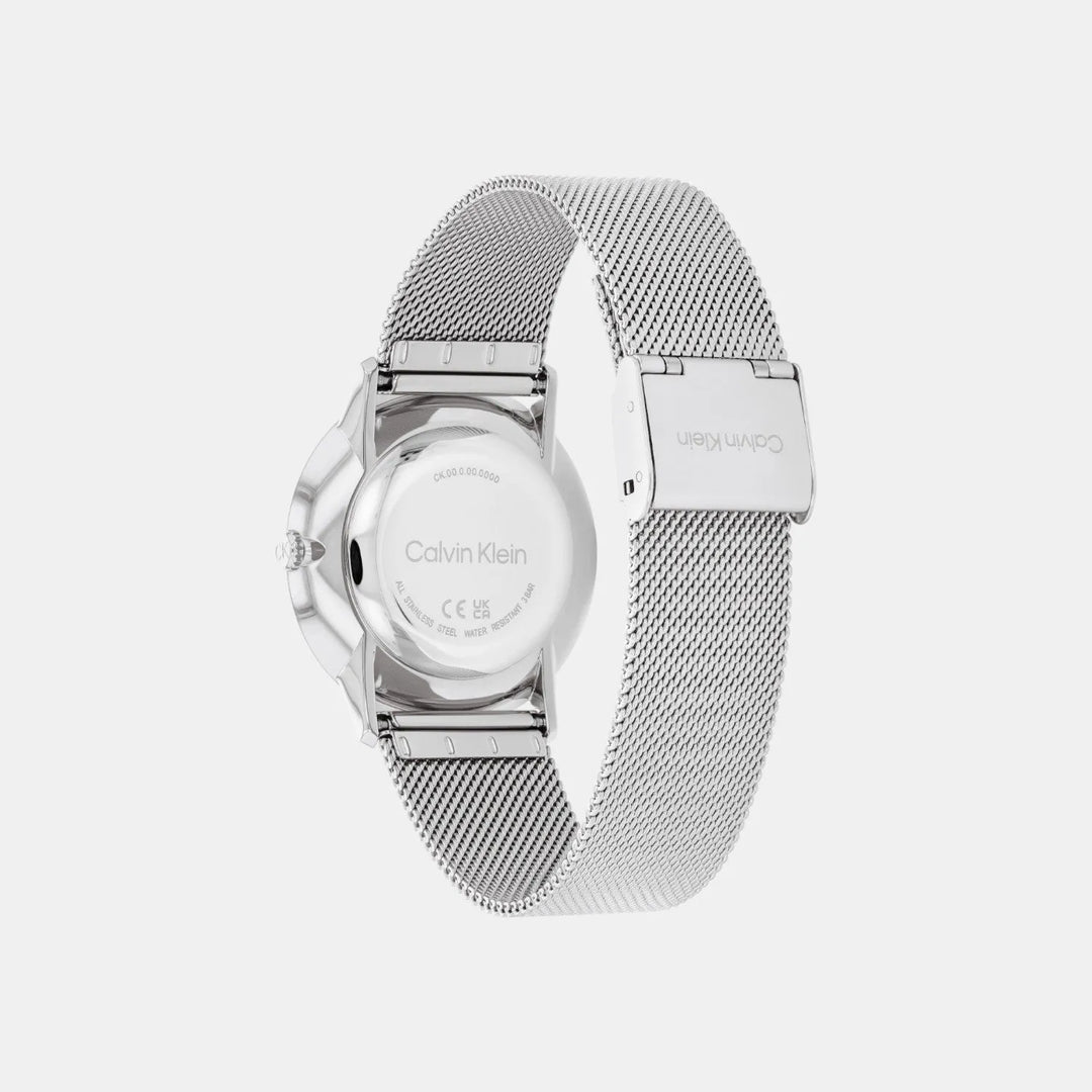 Calvin Klein 25300001 Silver Dial Unisex Watch