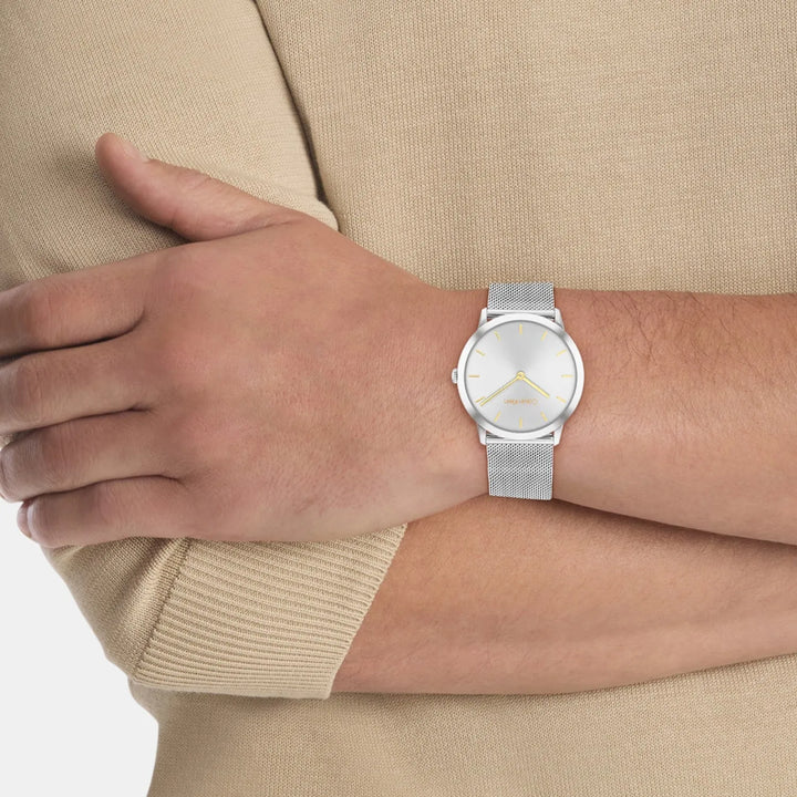 Calvin Klein 25300001 Silver Dial Unisex Watch
