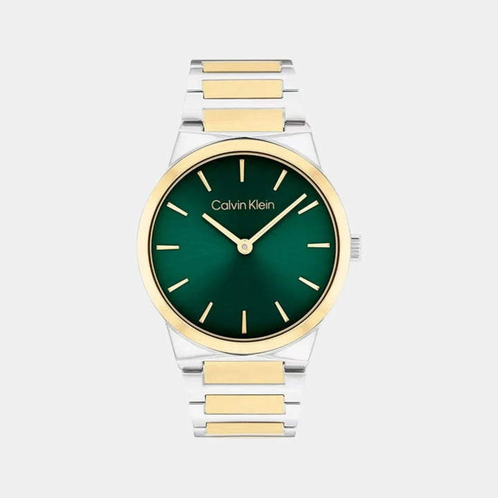 Calvin Klein Ck Linear Elegance 25100114 Green Dial Women&