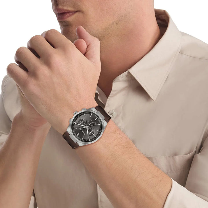 Calvin Klein Distinguish 25200508 Grey Dial Men&