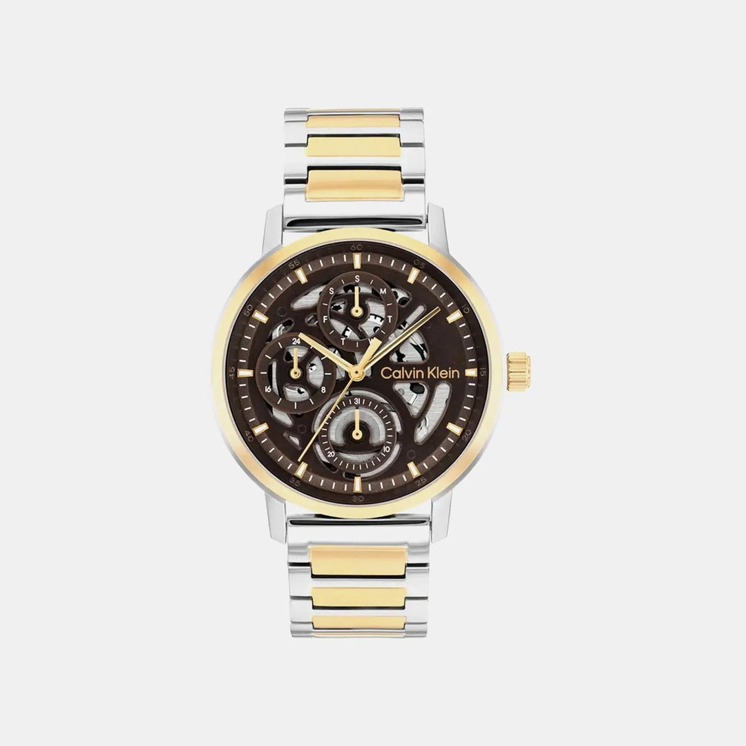 Calvin Klein Gauge 25200564 Quartz Multi-Function Brown Dial Men&