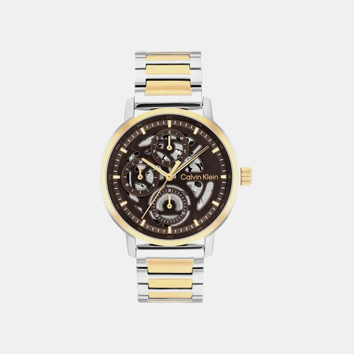 Calvin Klein Gauge 25200564 Quartz Multi-Function Brown Dial Men&