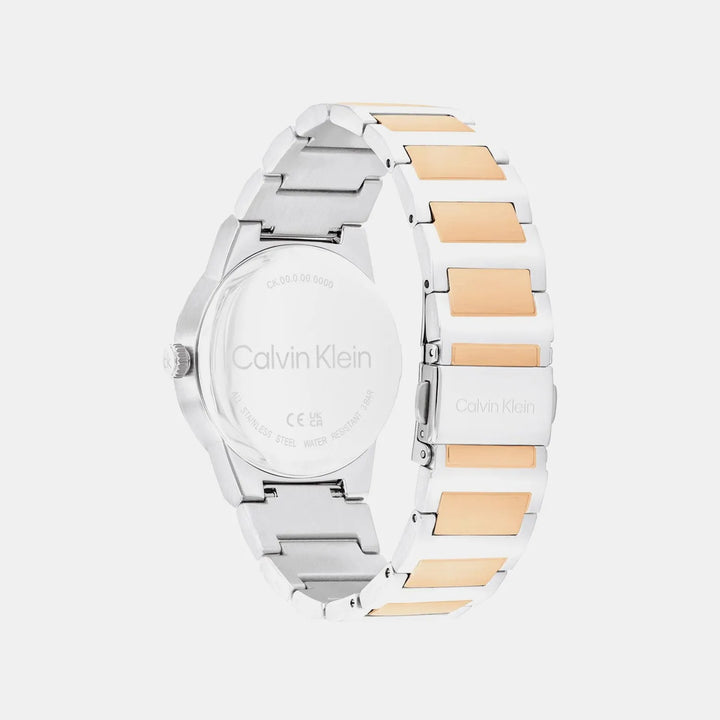 Calvin Klein Linear Elegance Silver Dial Women&