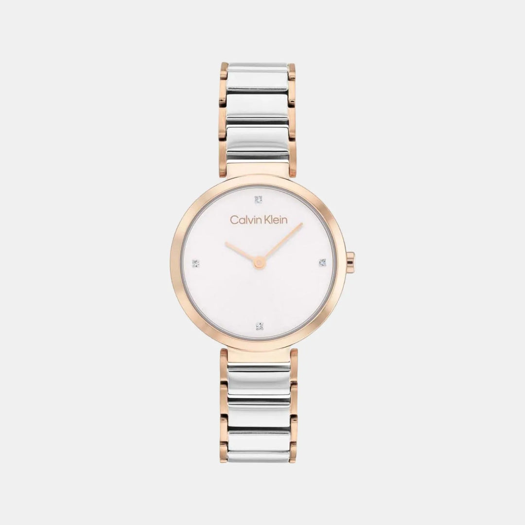 Calvin Klein Minimalistic T Bar 25200139 Silver Dial Women&