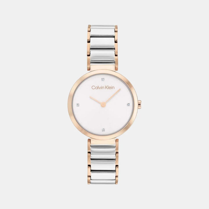 Calvin Klein Minimalistic T Bar 25200139 Silver Dial Women&