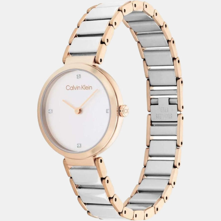 Calvin Klein Minimalistic T Bar 25200139 Silver Dial Women&