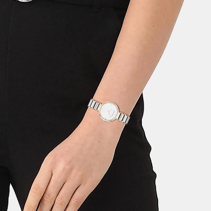 Calvin Klein Minimalistic T Bar 25200139 Silver Dial Women&