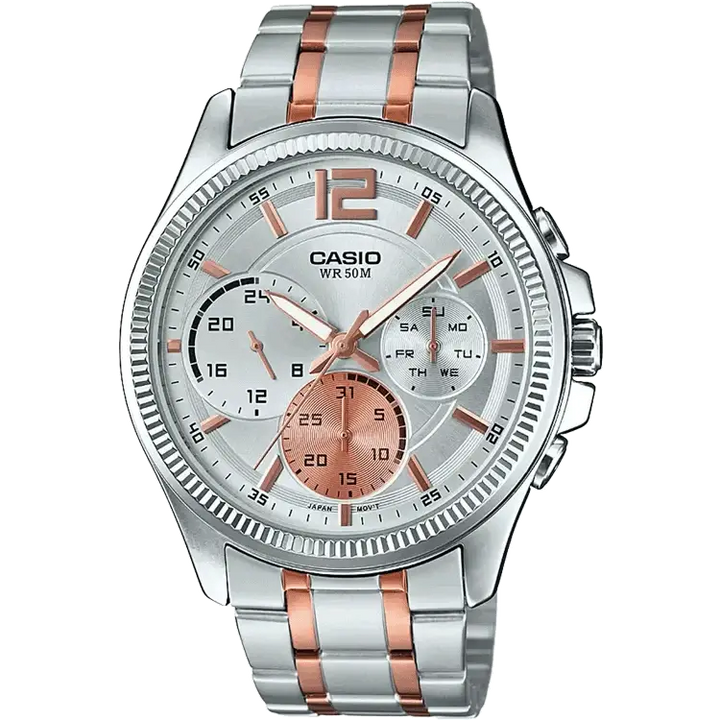 Casio A1077 MTP-E305RG-7AVDF Enticer Men