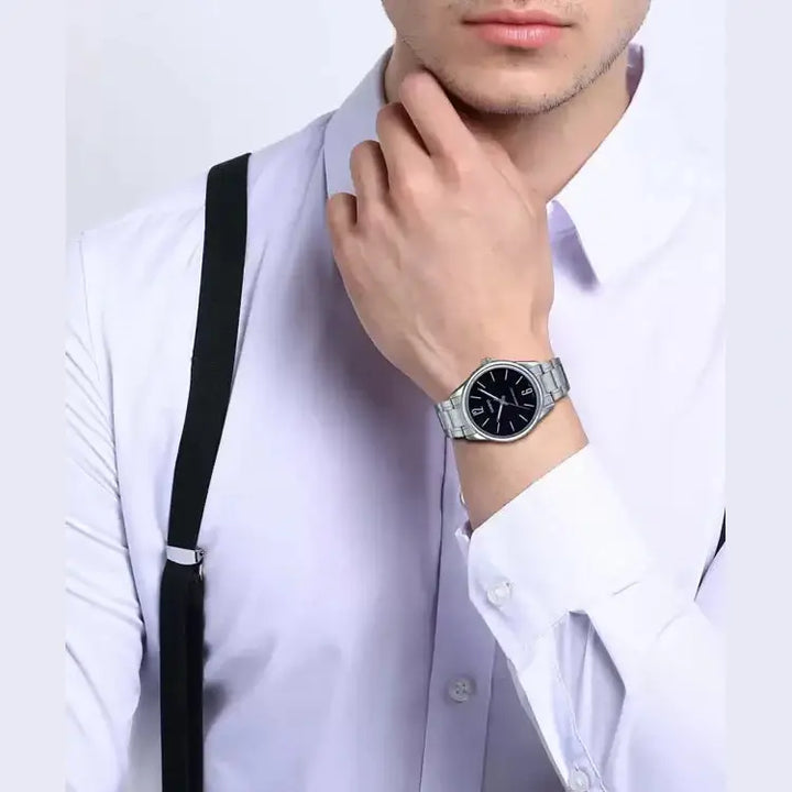 Casio A1487 MTP V005D 1BUDF Enticer Men The Watch Factory