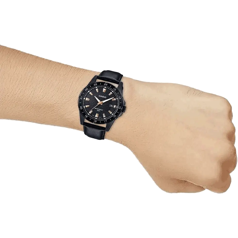 Casio A1636 MTP-1290BL-1A2VDF Enticer Men