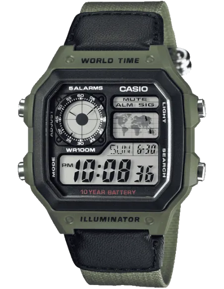 Casio AE-1200WHB-3BVDF Champagne Dial Women&